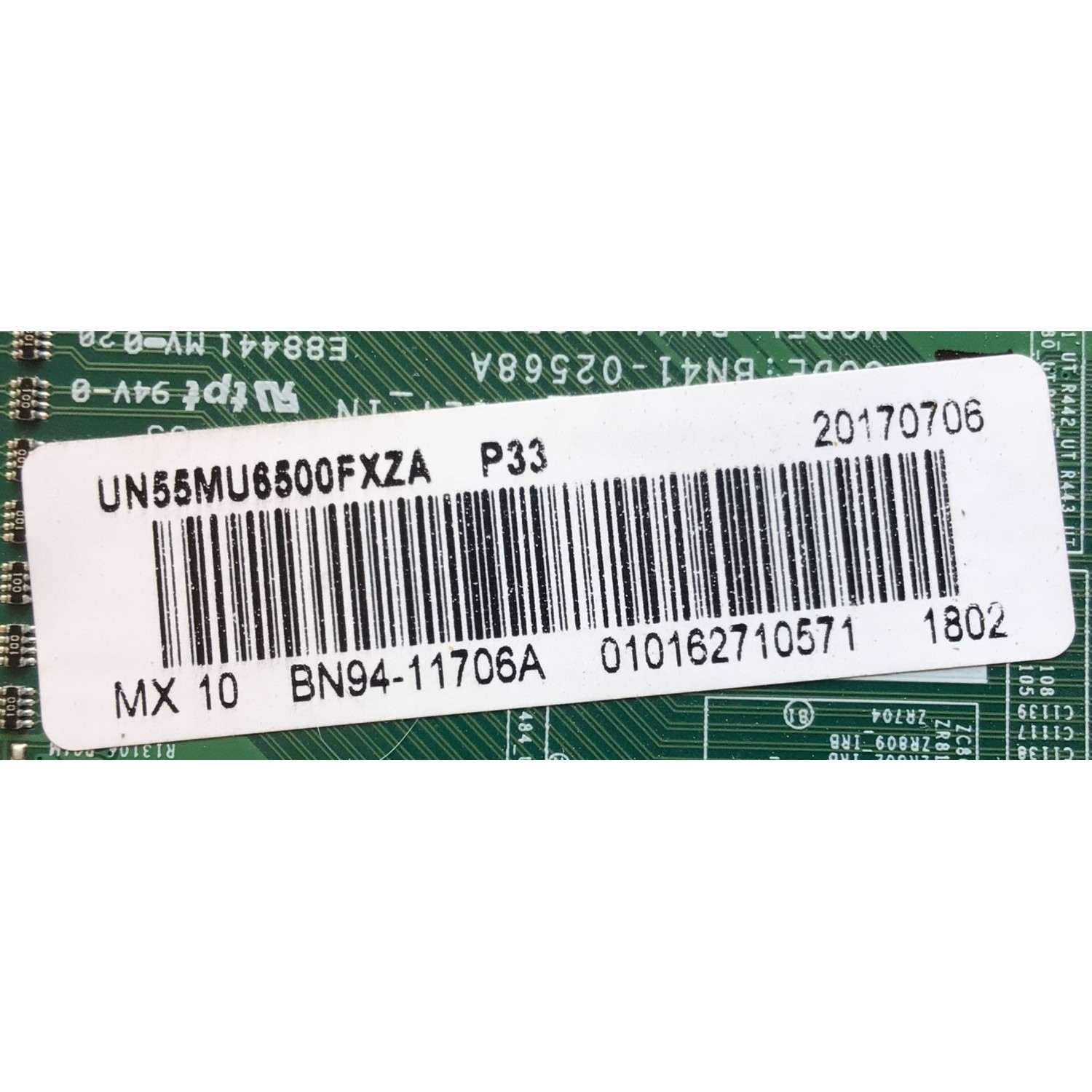 KIT DE TARJETAS PARA TV SAMSUNG / MAIN BN94-11706A / BN41-02568A / BN97-12617A / FUENTE BN44-00807A / L55S6_FHS / BN4400807A / PANEL CY-WK055HGLV1H / MODELO UN55MU6500FXZA FA01 / UN55MU6500FXZA / UN55MU6500F - Imagen 2